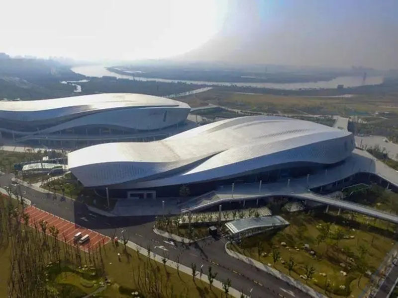 寧波奧體中心-巖棉、無機(jī)纖維噴涂